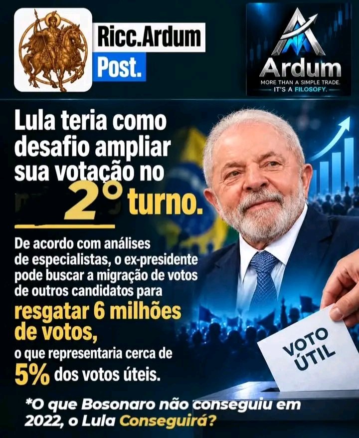 RicMarvellouso's tweet photo. Nessa façanha Bolsonaro perdeu em 2022! 

O Lula teria chances reais, com maior rejeição à Flávio Bolsonaro pois o senador tem muito a responder sobre os escândalos Master, INSS e Banco BRB. Derreteria! https://t.co/TQzUReURJw