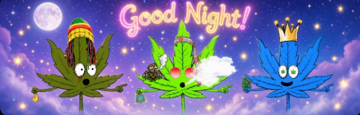PHNFT420's tweet photo. Goodnight PotHeads hope everyone had a wonderful weekend! https://t.co/1Q9QMB4cY8
