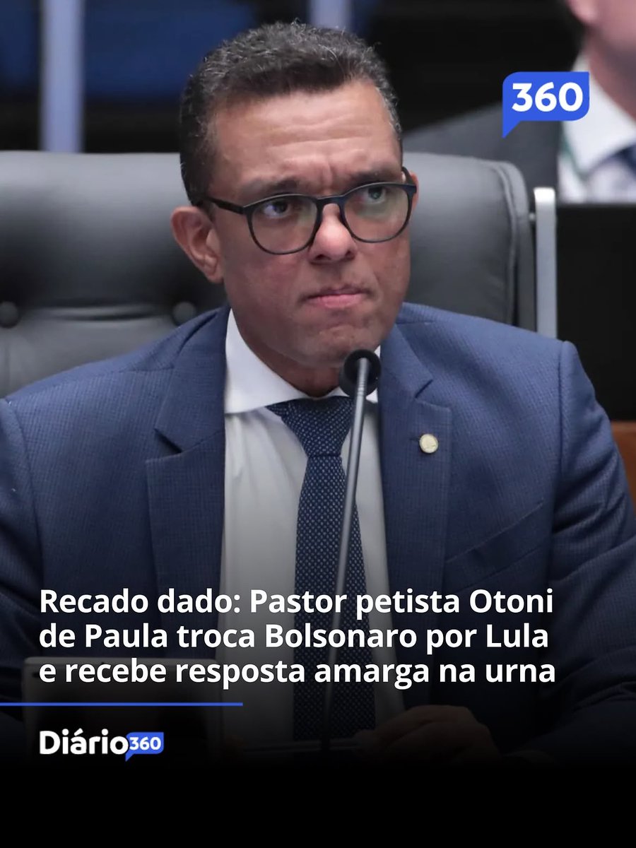 MachadoDarlon's tweet photo. 👹PASTOR DO DIABO NÃO ELEITO: Otoni de Paula, que construiu parte significativa de sua trajetória política no campo conservador e chegou a ser associado ao bolsonarismo, sofreu uma dura derrota nas urnas no Rio de Janeiro. O resultado representa mais do que uma simples disputa eleitoral: expõe o desgaste de uma escolha política que afastou o deputado de uma parcela do eleitorado que havia ajudado a consolidar sua carreira. Ao abandonar Bolsonaro para se aproximar de Lula e do PT, Otoni apostou em uma mudança de rumo que, nas urnas, acabou cobrando um preço alto. A guinada política, que poderia ter sido apresentada como estratégia de sobrevivência ou reposicionamento, terminou se transformando em um verdadeiro tiro no pé. Otoni deixou para trás o grupo político que lhe deu projeção para abraçar um campo ideológico que historicamente esteve do outro lado de seus antigos eleitores. O problema é que, na política, trocar de lado pode até render espaço momentâneo nos corredores do poder, mas não necessariamente garante votos. No caso de Otoni, o eleitor parece ter dado a resposta diretamente nas urnas. A derrota escancara o que pode ser chamado de uma implosão eleitoral: ao tentar trocar a base conservadora por uma aproximação com Lula, Otoni acabou correndo o risco de perder justamente aquilo que sustentava sua força política. O resultado serve como um duro lembrete de que eleitor não é patrimônio de político e que mudanças bruscas de discurso podem ter consequências. Para quem apostou que abandonar Bolsonaro e abraçar Lula seria um atalho para sobreviver politicamente, a eleição de 2026 apresentou uma conta bastante salgada. 👉👌😬🤭🤣