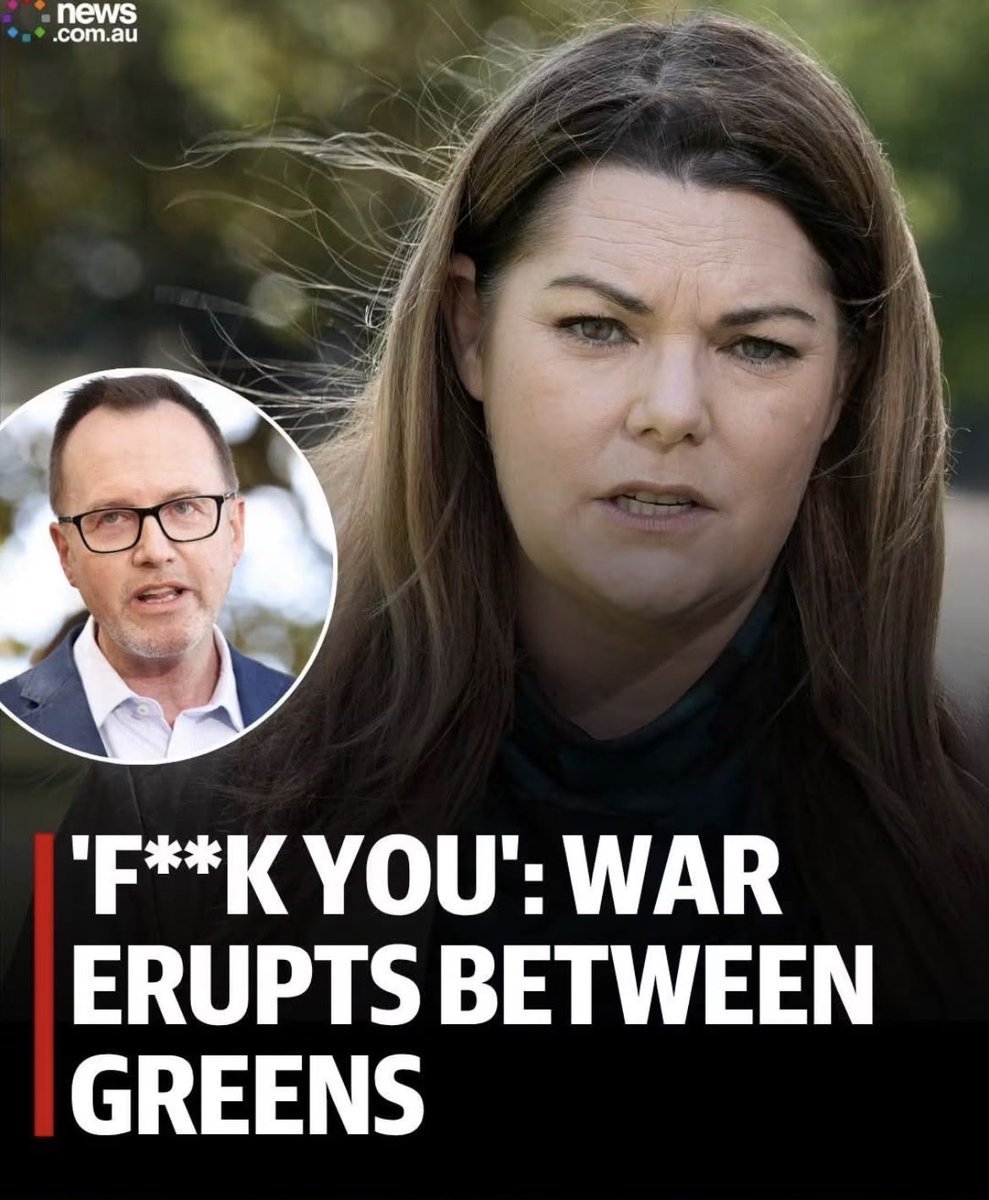 peter_jamesL's tweet photo. The Greens have been thrown into open division over David Shoebridge’s election as leader.

Larissa Waters and Senator Sarah Hanson-Young clashed on the day of the leadership ballot after Waters was challenged for supporting a male candidate. https://t.co/swJgoLjMxh