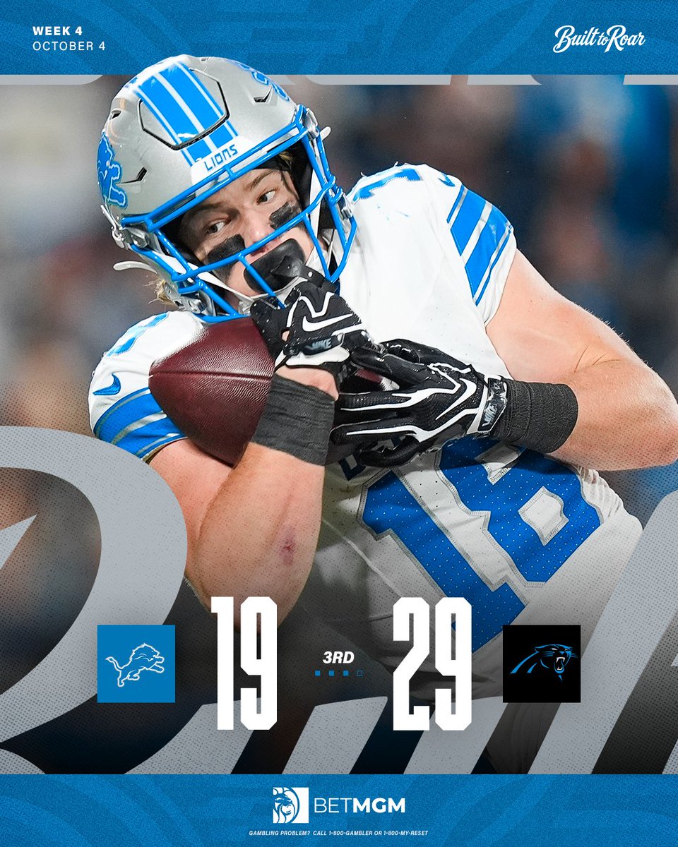 Lions's tweet photo. Through 3 https://t.co/4H568GSKtp