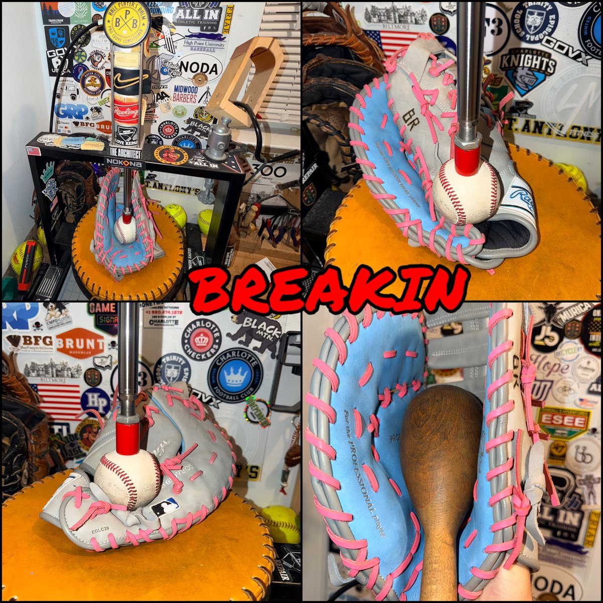 PeakGloveRepair's tweet photo. Breakin & Branding
#softball #baseball #easton #wilson #rawlings #marrucci #nokona #mizuno #repair #gloveservice #baseballglove #softballglove #leather #glovework #mittwork #leatherwork #glove #mitt #breakin #breakingin https://t.co/hmjJAPvhjO