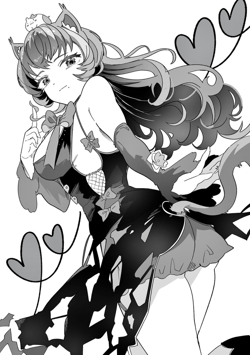 ayasehinoe's tweet photo. 昨日のお絵描きです🐱🐹 https://t.co/R4nLeHUvnw