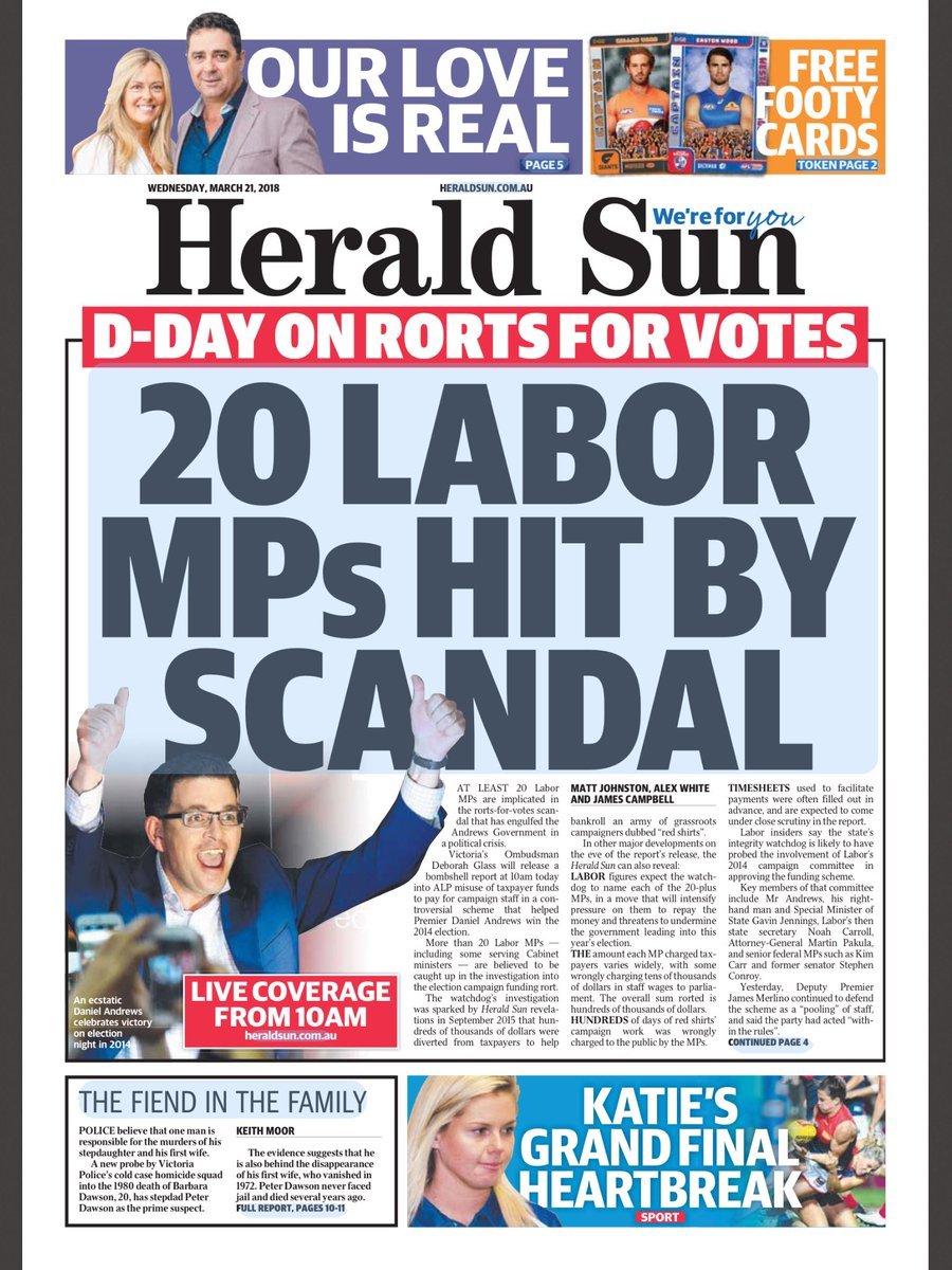 peter_jamesL's tweet photo. Dan Andrews may no longer be Labor Premier but many his corrupt &amp; complicit Labor rats are still in Government &amp; they are covering for him &amp; Jacinta Allan.

If people want Dan Andrews &amp; Jacinta Allan arrested, charged and jailed, then vote for One Nation. https://t.co/TApU7NAxne