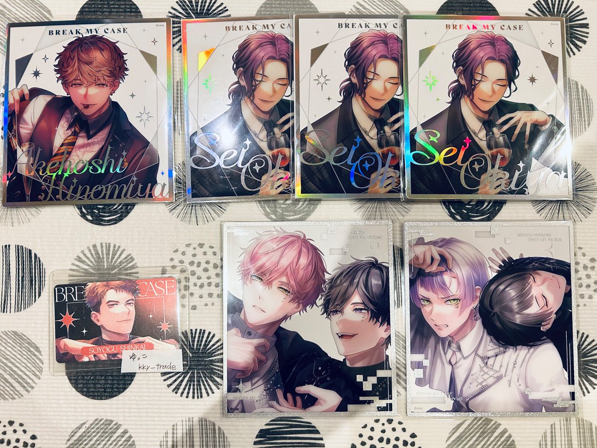kky_trade's tweet photo. 【交換】ブレイクマイケース　ブレマイ　クリア色紙

譲)画像1枚目
求)2周年　新開、相沢

※求はなるべく同数にしたいためお返事お待ち頂ける方
※他募集ポストと纏めて交換優先
※局留め対応不可

お気軽にお声掛け下さい https://t.co/oIDNbEX9fB