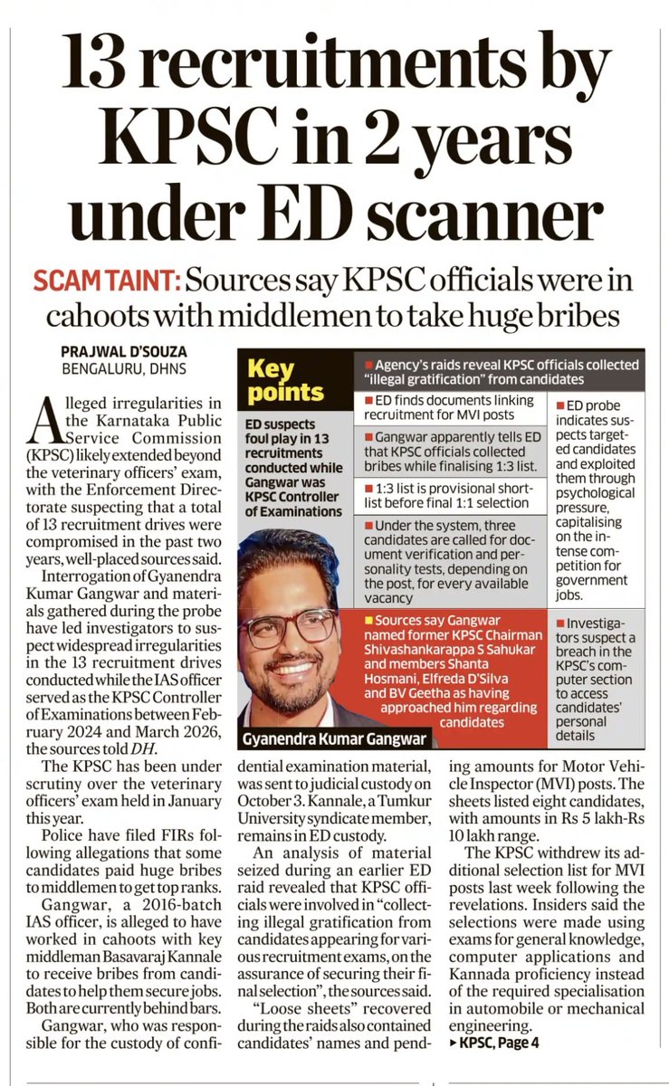 Girishbdwj's tweet photo. KPSC was meant to build careers, not destroy dreams.

This is not merely a recruitment scam. It is a betrayal of the dreams of an entire generation. 

Who will answer for the future of Karnataka’s youth? #KPSCScam https://t.co/2L2yuyQgoO