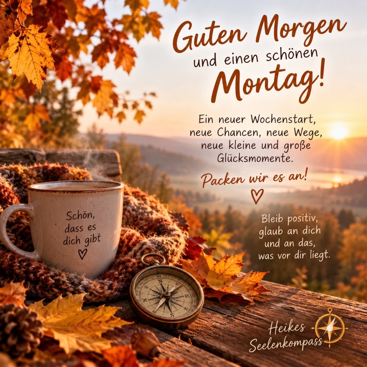 BuergerinJana's tweet photo. Einen sonnigen guten Morgen ihr Lieben. 
Habt einen angenehmen Start in den Montag und eine entspannte Woche mit vielen Glücksmomenten.
🥐☕️🍂🌞🍁🕸️🍄‍🟫😘 https://t.co/yuTHKBF52h