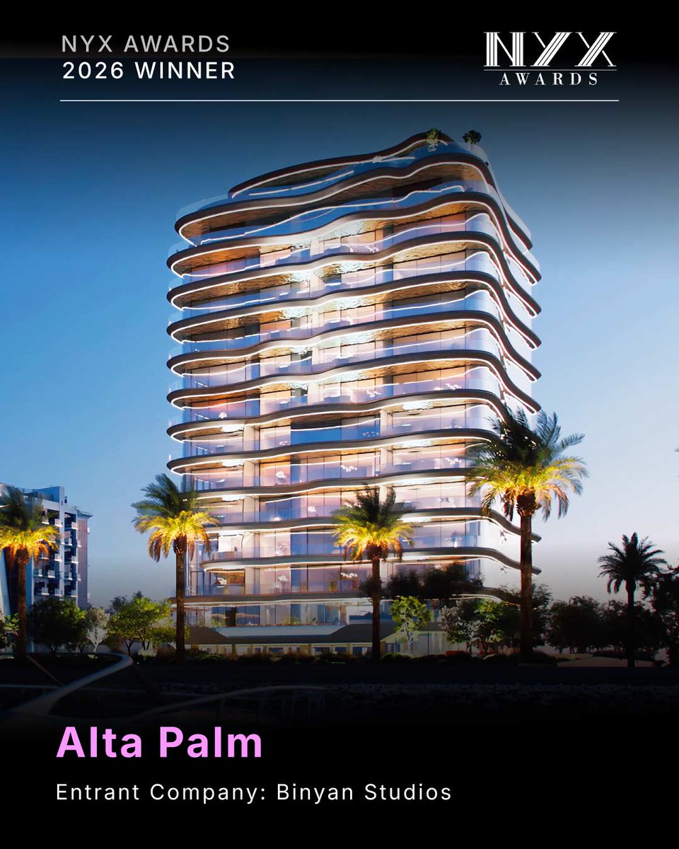 nyxawards's tweet photo. 𝟐𝟎𝟐𝟔 𝐖𝐢𝐧𝐧𝐞𝐫 𝐇𝐢𝐠𝐡𝐥𝐢𝐠𝐡𝐭🏆

Alta Palm by Binyan Studios
Winner's Page: https://t.co/QSbyY85C1j
🔗 Link in bio

#NYXAwards #MarketingAwards #RealEstateVideo #RealEstateMarketing #PropertyVideo #RealEstateContent #PropertyMarketing https://t.co/49RLH3OCLL