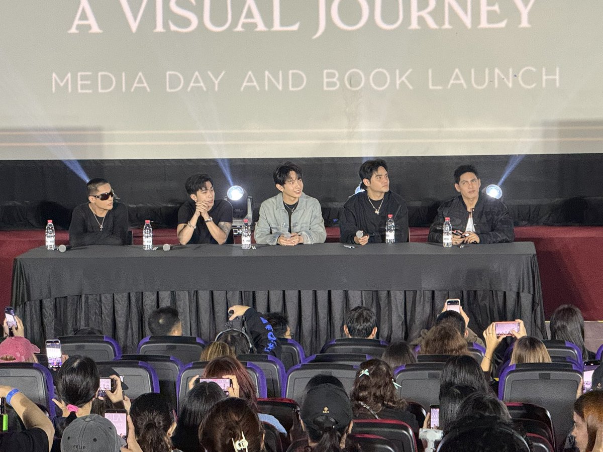 mjfelipe's tweet photo. HAPPENING NOW: Launch of SB19's book 'Wakas at Simula: A Visual Journey' by Summit Books. 

This book serves as a visual chronicle of SB19's journey through a defining era of their career. https://t.co/eXDNVufKUQ
