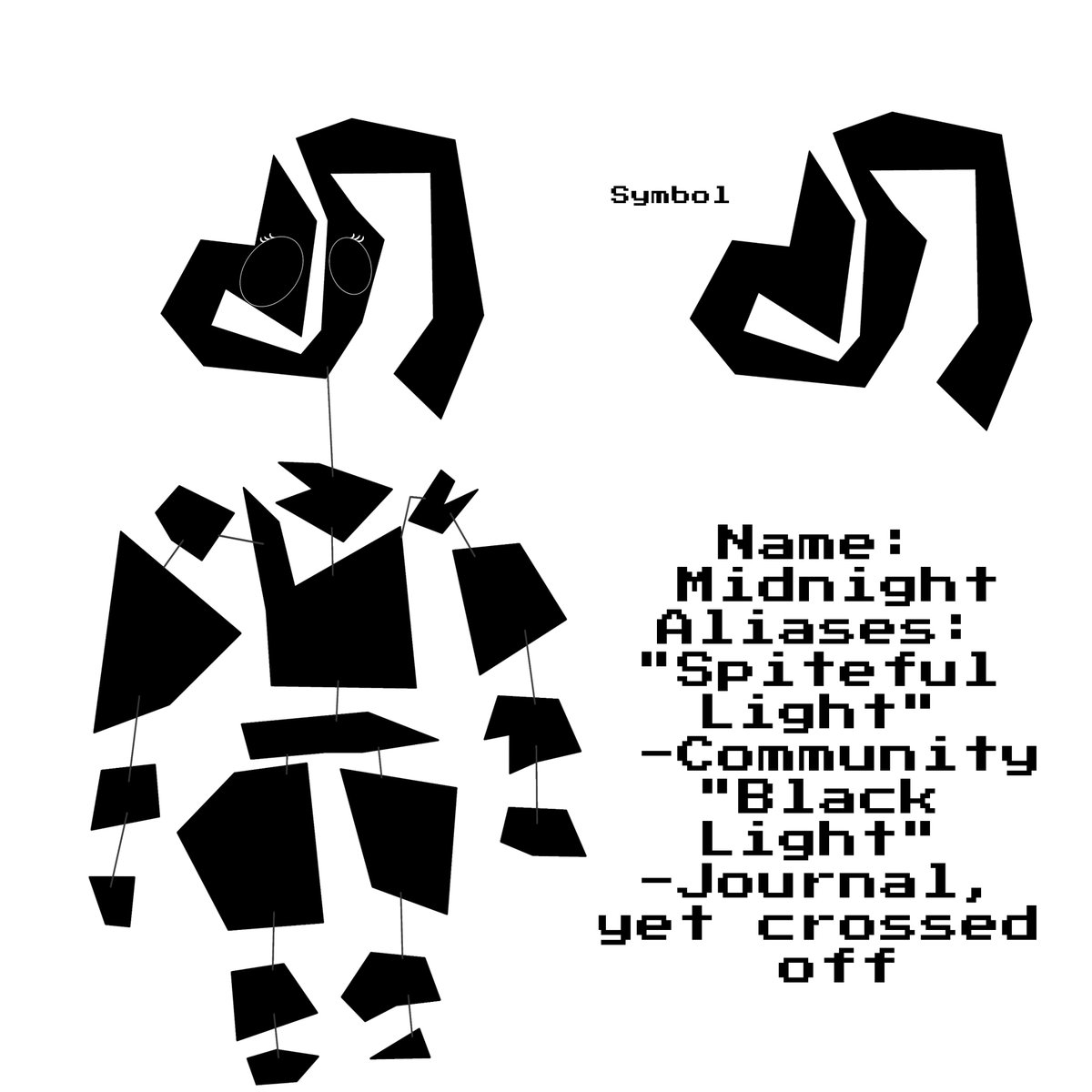 Azuremongus's tweet photo. (OOC) made this OC for doors cuz I was lowkey bored. It's basically like the three architects in doors, though it sometimes attacks the player itself and antagonizing them (+ if it were in The Growth of Giggle) https://t.co/mu64kqUvN3
