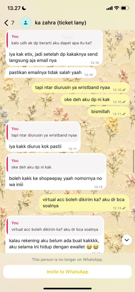 ziraaside's tweet photo. semoga perut kakaknya tetep sehat ya makan uang haram hasil nipu aku 600rb itu 🥺🤲 https://t.co/NjPSBCCXT3