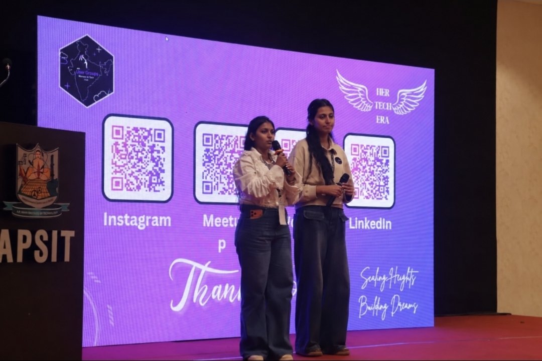 Nehaa_4833's tweet photo. Besides that, it was actually a GREAT day 😭

We had our own booth, I was representing AWS WIT, Pune (HerTechEra)
and I even spoke in front of around 300 people

Didn't stutter either, so I'd say that's a win 😋 https://t.co/aYVuX6btrQ