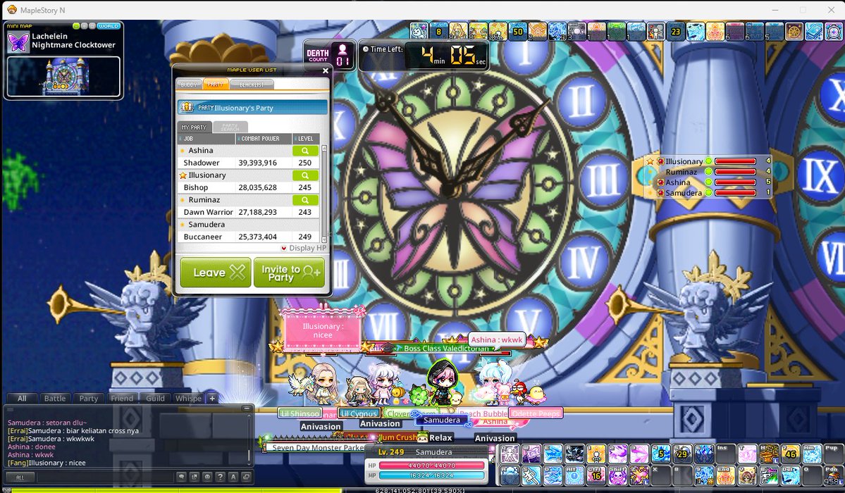 El_Evanth's tweet photo. I was in @osaiyako 's guild Arcane when he was still in Errai, then he left to Fang, i stayed, and yesterday he finally carried me HWill thanks to Inter-World Dimensional Battleground System, huge thanks to you ser Vorki !

Kinda surprised how well Bucc's damage is right now, since i can hold Green Dot throughout the fight when my cp was the smallest in the party (merely 25m cp), well, CP Is just a number i guess~

Also a token of appreciaton to my fellow Indonesian friends from Anivasion Guild Fang Server for hitting me up to go 4-man HLucid.

Kip Solit ya ges ya~

https://t.co/yaCFqO5HfI
#InterWorldLog @MaplestoryU