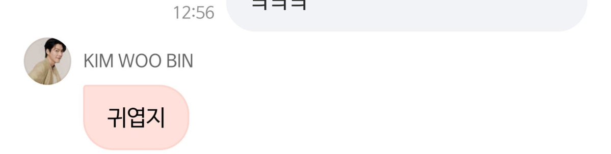 ddu_kyungsoo's tweet photo. Woobin: do you want me to show you sole kyungsoo's pics

Woobin: *sent kyungsoo pic
Woobin: he's cute isn't he??

HE LOVES KYUNGSOO SO MUCH I CAN'T 😭 https://t.co/VGpbzExCO4