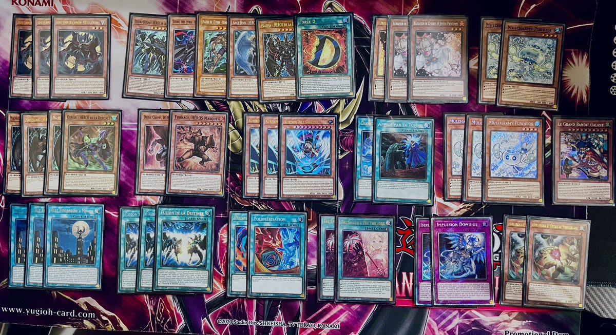 Themajin972's tweet photo. Maintenant que j’ai toutes mes cartes pour mon nouveau deck héros de la destinée, une video explicative complète arrivera mardi- mercredi grand max !
Voici une decklist approximative 😍
#yugiohtcg #destinyhero
Je compte bien tryhard pour l’open à mon retour de l’Evo👀🔥 https://t.co/4Yn3ICnYuw
