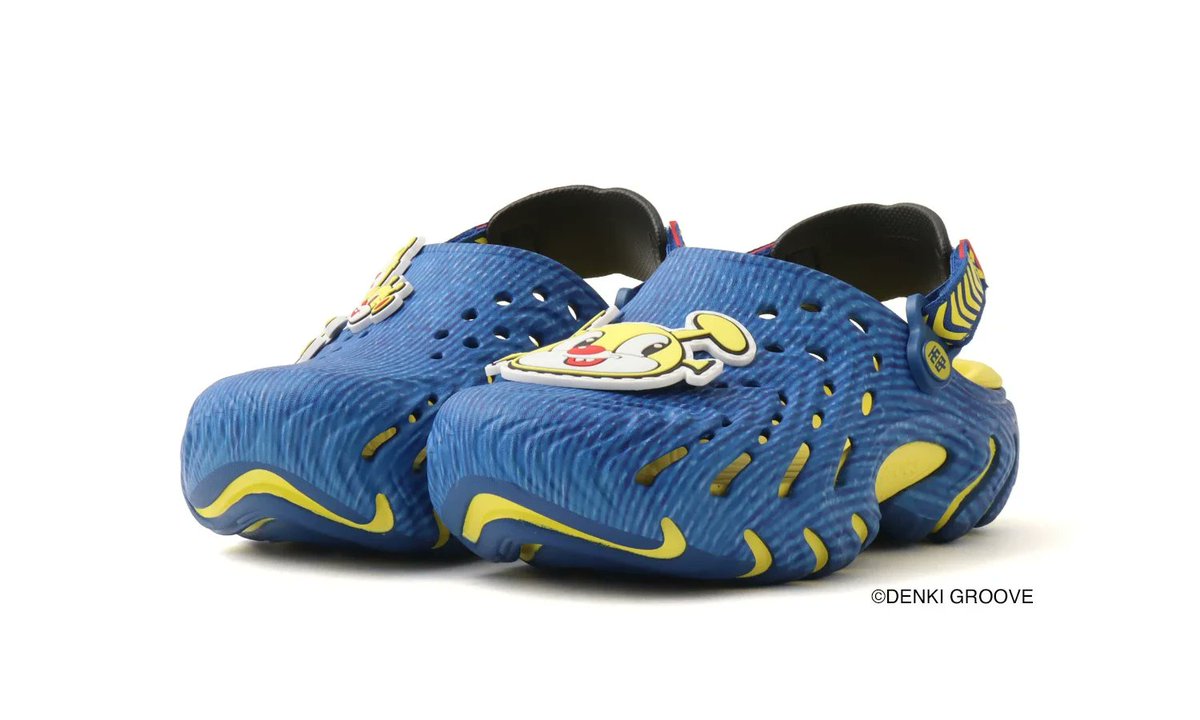 fullress's tweet photo. 【2026年 10/31 発売】
「atmos con 2026」開催記念 電気グルーヴ × Crocs × atmos Echo II (クロックス アトモス Denki Groove)

https://t.co/oQOjN15EOq https://t.co/MpqOSuVxO9