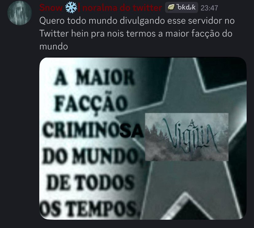 naiioca's tweet photo. VENHAM SE UNIR A NOIS https://t.co/6tqa0iQGEB