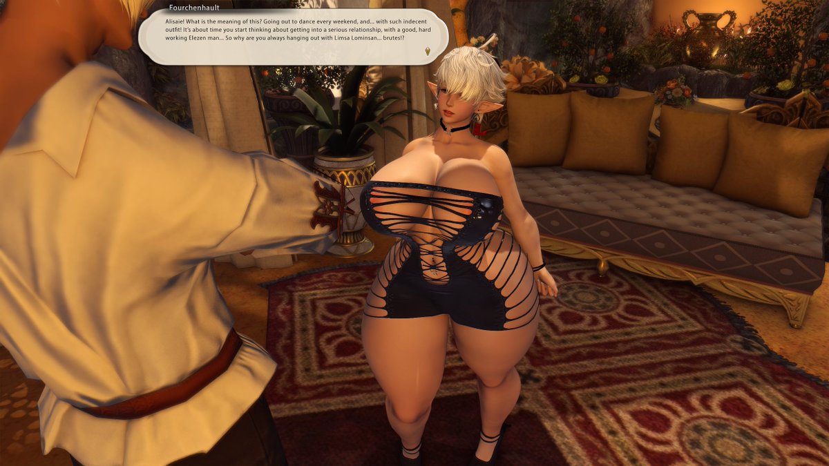 CassandraCaelum's tweet photo. A learning experience for Fourchenhault, Alisaie definetly knows her type... Like mother like daughter I guess.
Alternate Eorzea where every character is 18+
#ffxivnsfw #ffxivblacked #qos #sph #blacked #thicc #snowbunny #femdom #bnwo #sizequeen https://t.co/ozTDKjm3gU