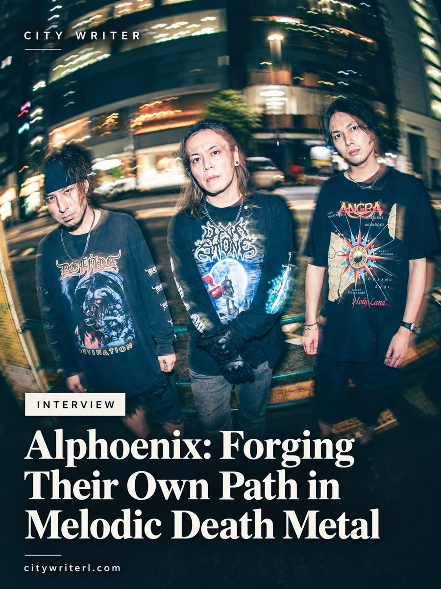 AlphoenixBand's tweet photo. 【MEDIA】

海外メディアCity WriterにShimpeiのインタビューが掲載されています。Alphoenixについて、メロディックデスメタルから受けた影響、楽曲制作、そして今後について等お話しています。

インタビューを読む：
https://t.co/3fNR7fxDHP https://t.co/Y6Ln9WBXNy