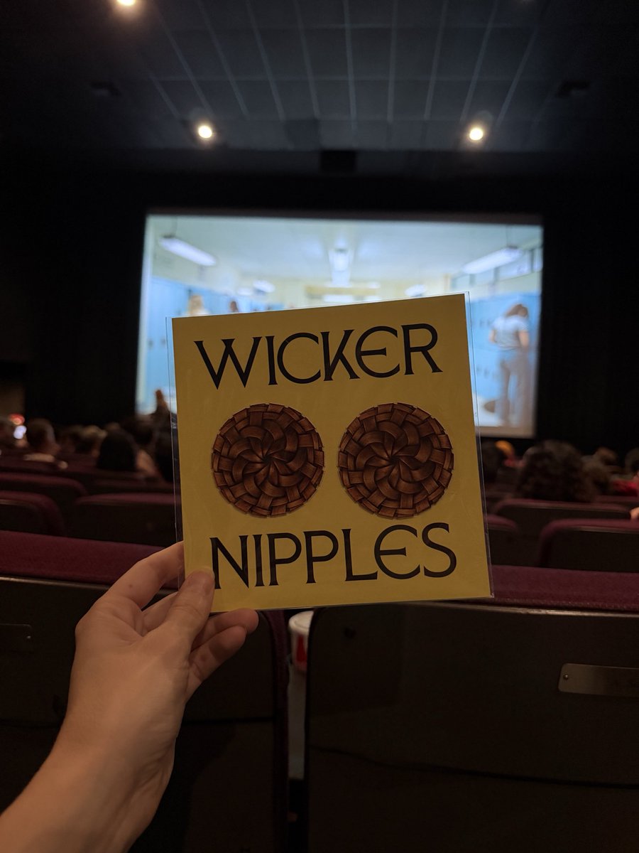 meganlachinski's tweet photo. #NowWatching the west coast premiere of #Wicker (not wearing the props yet though) @am_cinematheque @BeyondFest https://t.co/sMEAGHCDQR
