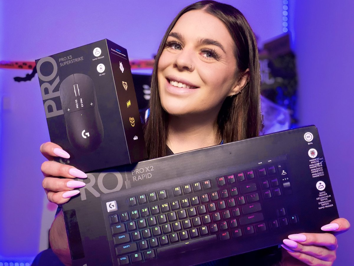 stakkyTTV's tweet photo. Thank you so much @LogitechG x @ChiefsESC for the Care Package! I cannot WAIT to unbox these and share it with you all! π₯ π₯
WATCH THIS SPACE FOR FULL UNBOXING AND INSIGHTS
ππ½ LOGITECHG PRO X2 RAPID
ππ½ LOGITECHG PRO X3 SUPERSTRIKE
#logitechg #chiefsesc #collab https://t.co/5Aw98iXBeP