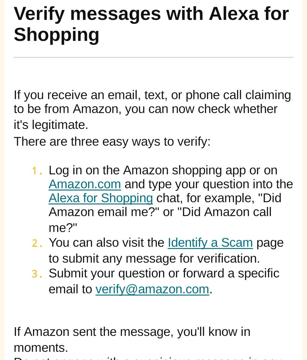 Rabbit_Pellets's tweet photo. @amazon says you need to pay for an @AmazonAlexa subscription to avoid getting swallowed by endless Amazon spoofing. I've got a better suggestion. Just don't do business with Amazon. That way you can just filter out any communication with their name on it. Amazon=Crime. Done. https://t.co/yv51RYndY7