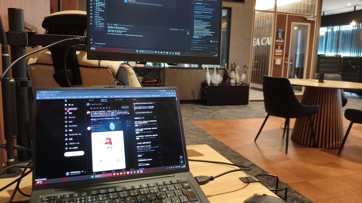 Rinatamu_ITDR's tweet photo. 本日も渋谷でお仕事しています！
#ThinkPadX1 #ThinkPad #LenovoProコミュニティ https://t.co/oztJ6IgdVK