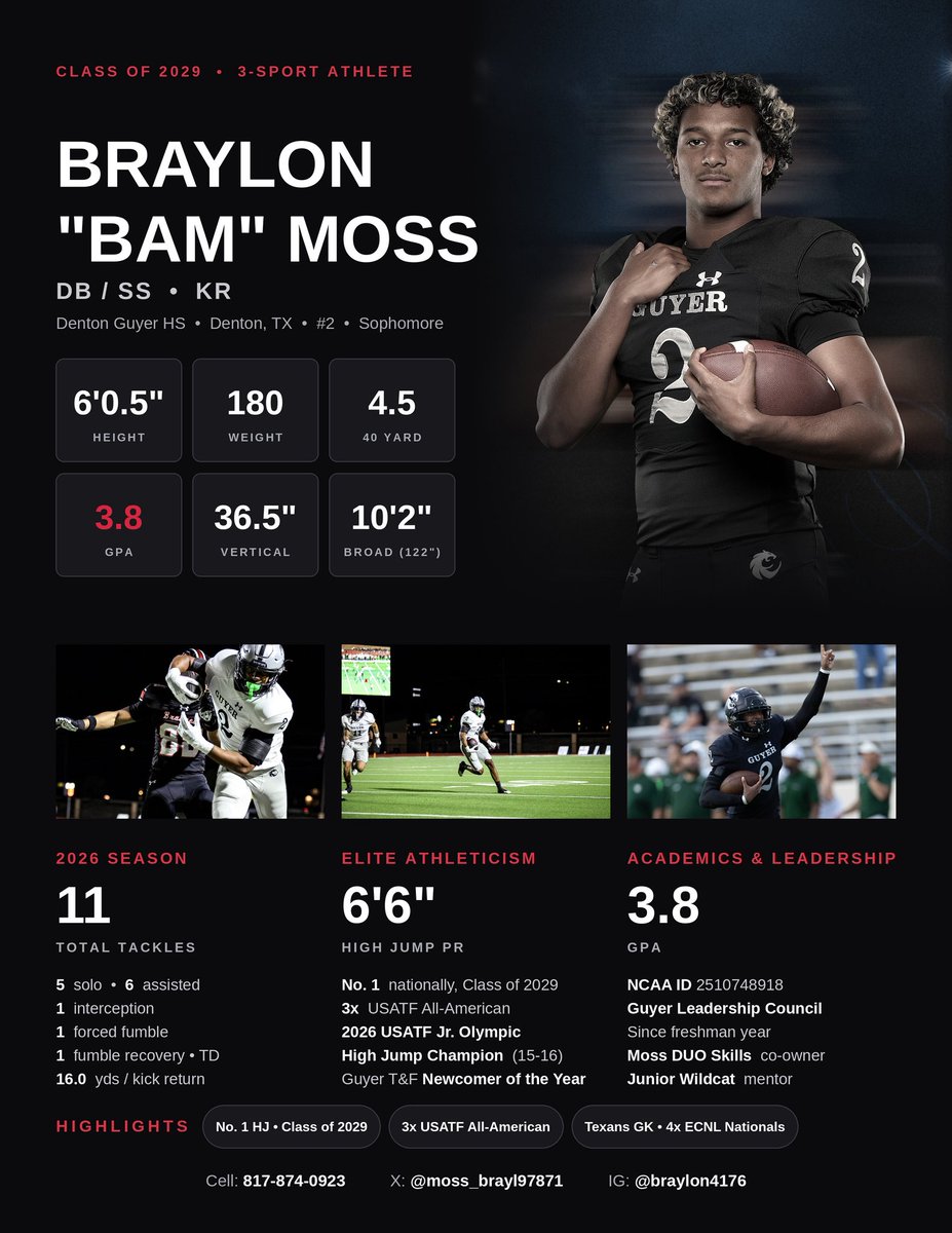 moss_brayl97871's tweet photo. Braswell highlights. 1st Varsity Interception. I’m just getting started. 3 Sport Athlete🏈🏈
@mRcoAchMoss86 @mike_gallegos16 @DentonGuyer_FB @Anthony_Moss12 @mRcoAchMoss86 @kylekeese @ReedHeim @TheUCReport @247recruiting @creolehammer17 @PrepRedzoneTX @hmoss53 @FlightSkillz @coachjordan03 @malikboynton2 @CoachJ_Ortiz @DWalls2ND @Coach_GSanders @CoachKennyPerry @CKennedy247 @sixstarfootball @SolomonMaysDFW @D1RecruitNation @PeytonKlundSEMO @Mario_McClendon @GPowersScout @CoachHun_SMU @coachTayloae5s @Minnesota247 @coachsteveirvin @CoachNJ_Monroe @COACHJJ_CYCLONE @CamerJonny @Kirkland_Parker @CoachTSpragg @CoachHudFB @BenjaminDoole @CraigHaubert @BlazeBarista @CoachNardo14 @skywalka_4 @coachcilumba @CoachJuice6 @CoachZRob