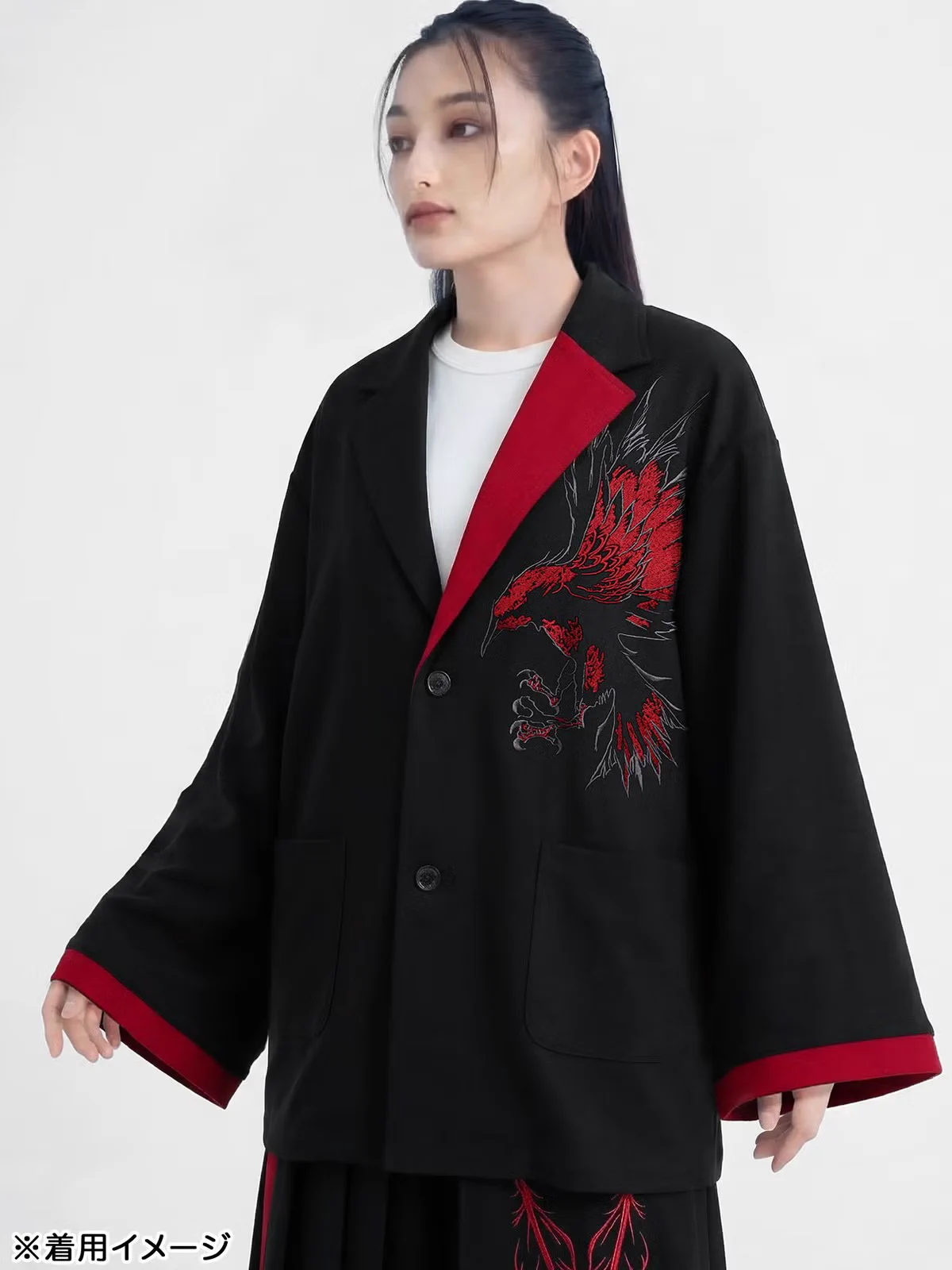 流儀圧搾 雅結 八咫烏と桜刺繍 配色切替2WAYスクエアボディバッグ 公式】流儀圧搾 / りゅうぎあっさく［和柄ファッション］ on X: 