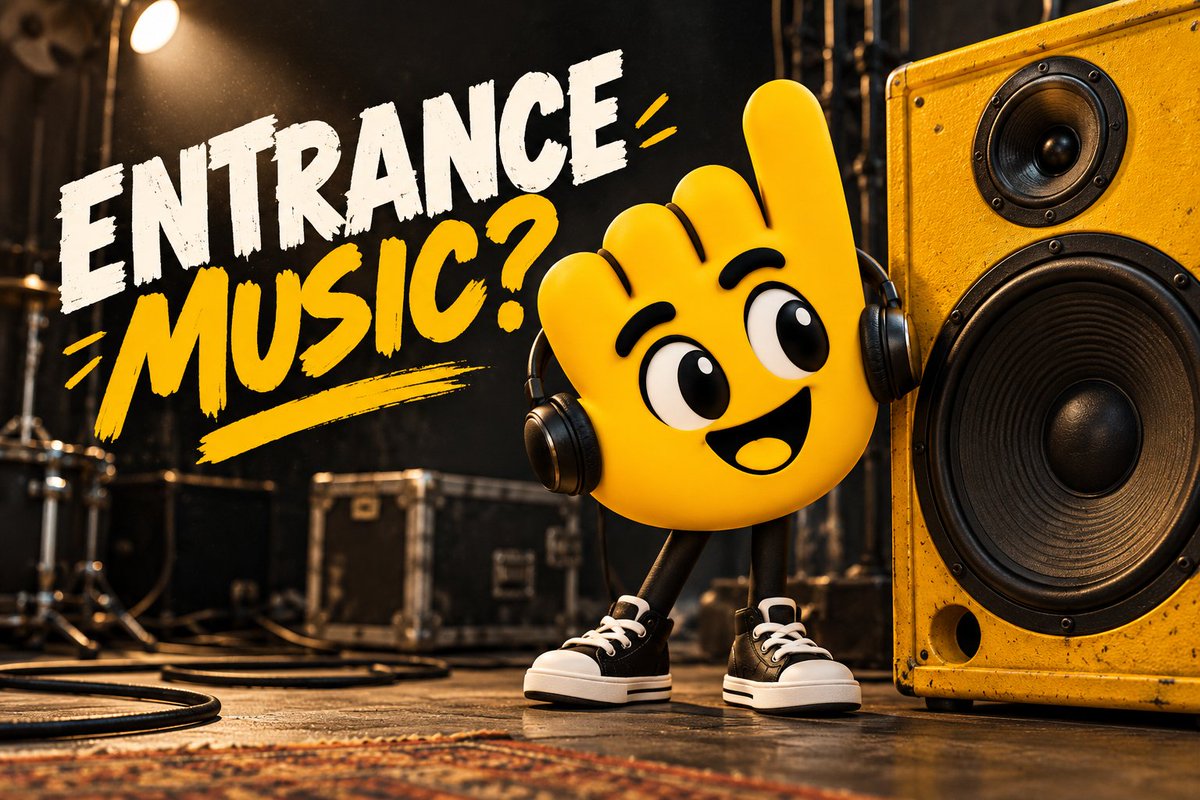 fansdotfun's tweet photo. Your meme gets one entrance song.

What’s playing? https://t.co/F7YpkRQPEc