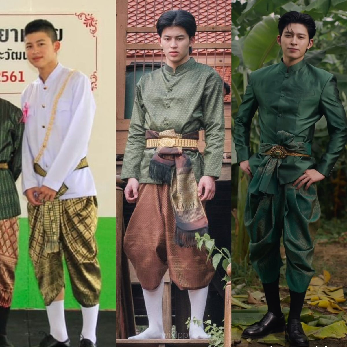twixtpp's tweet photo. ปอนด์กับชุดไทยนุ่งโจงกระเบน

น้องนร.มารยาทไทย > คุณหลวงปรเมศ > นายตานี 

พ่อหล่อทุกยุค ทุกสมัยเลยพ่อ 

#ppnaravit https://t.co/T7OiGiWKOY