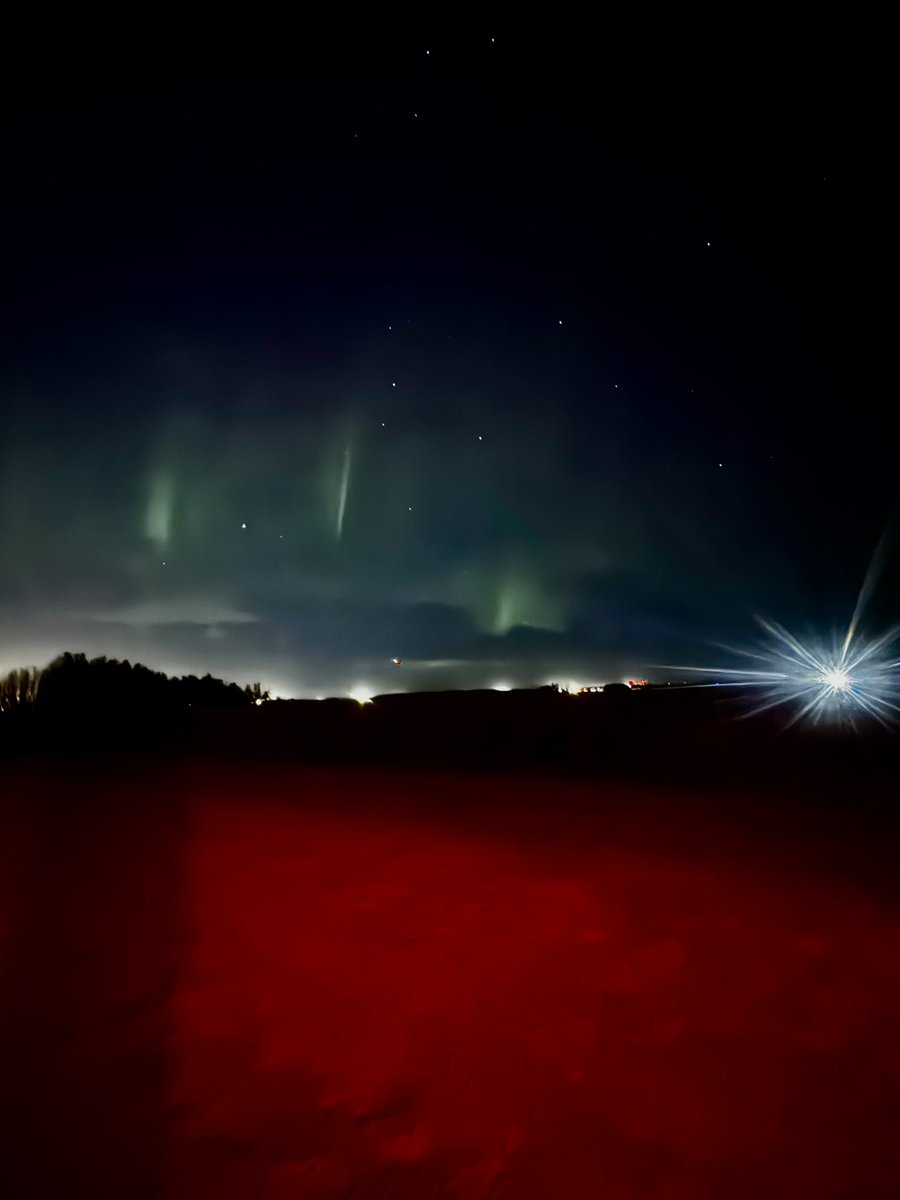 ShelbymcWx's tweet photo. A bit cloudy but hey Aurora ! @AlbertaAurora  @teamdomcanada  @LilyLightningWx  @treetanner  @dartanner @_SpaceWeather_ @CalgaryRASC  taken near josephburg ab Oct.4. 2026 850pm #abstorm #wildrosewx #aurora #northernlights https://t.co/wkI5C7kiTt
