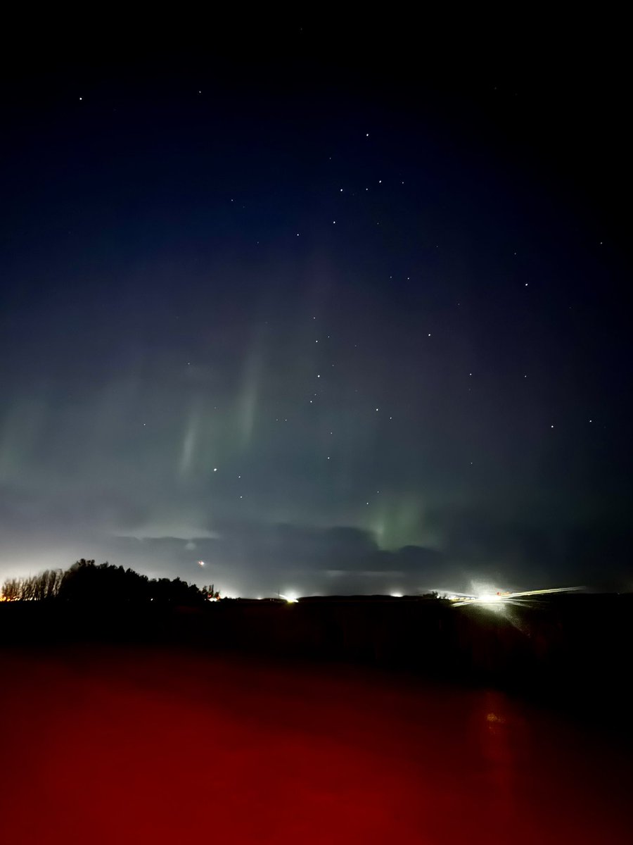 ShelbymcWx's tweet photo. A bit cloudy but hey Aurora ! @AlbertaAurora  @teamdomcanada  @LilyLightningWx  @treetanner  @dartanner @_SpaceWeather_ @CalgaryRASC  taken near josephburg ab Oct.4. 2026 850pm #abstorm #wildrosewx #aurora #northernlights https://t.co/wkI5C7kiTt