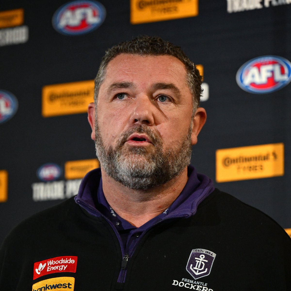 freodockers's tweet photo. David Walls has spoken on the opening morning of #AFLTrade on:

▪ any acquisitions coming in to the Club
▪ Nathan O'Driscoll exploring his options
▪ our key defensive stocks

TAP TO READ + WATCH → https://t.co/zp4F8jQxTi

#foreverfreo https://t.co/XipQK6AV2b
