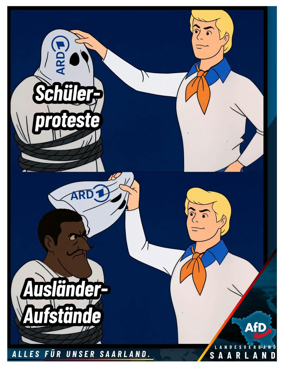 AfDSaar's tweet photo. Frankreichs "Schülerproteste"...🤡

https://t.co/BFFb6acNZY https://t.co/XV3aMbpPr7