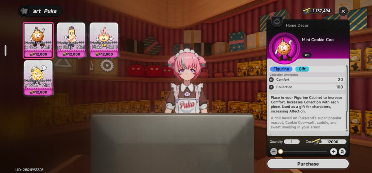 FroGGyNTE's tweet photo. 🔥 CHEAP 400 BOND POINT GIFTS FOR SHINKU

If you are leveling Shinku’s Bond, go to the Claw Machine Shop in Pukaland and look specifically for these toys.

🎁 400 Bond points each
💰 1 claw machine try costs 5,000 Fons
🛒 Buying the same toy directly costs 12,000 Fons

There are multiple claw machines inside the shop with the same toys, so check all of them.

If you catch one on your 1st try, you save 7,000 Fons compared to buying it directly.

Once you get used to the claw timing, they are pretty easy to grab.

After clearing the machines, exit the game and log back in to respawn the toys and keep farming. 👀

(Follow and like for more FroGGy news)

#NTE #NevernessToEverness #NTEネバエバ #NTECreator