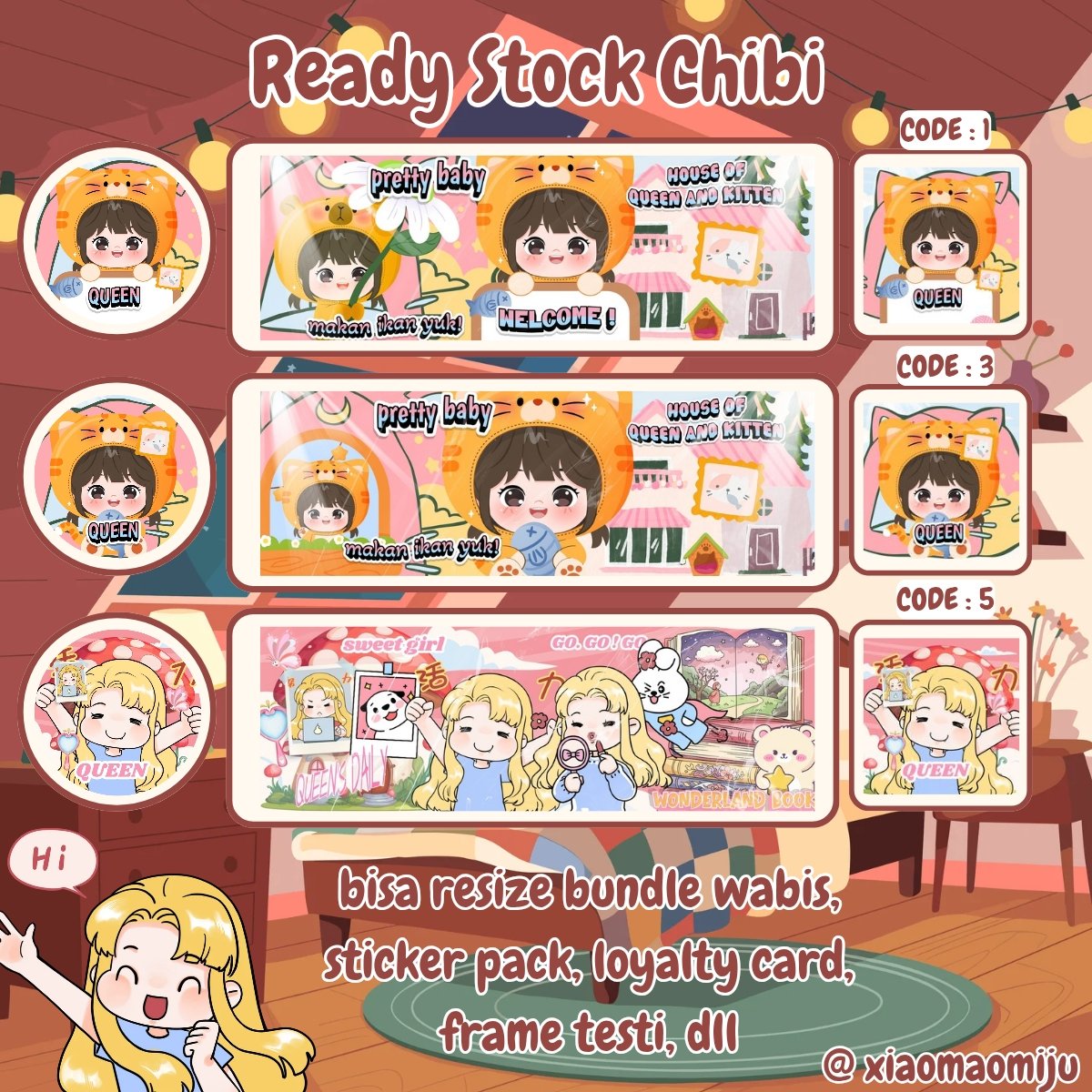 xiaomaomiju's tweet photo. hayuk jajank ready stocknya start 6k-18k 😍✨️ bisa resize ke BA needs bundle yaaa 😆💕 

#bealanja https://t.co/6i0bE3aa53