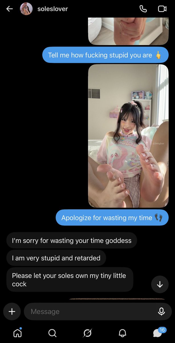 OnyxGrey_'s tweet photo. This EMBARRASSMENT of a man @ximpm1n couldn’t handle getting ambushed by a few feet and decided to expose himself and beg to get humiliated~ 🤭

Anyone else want a turn?~ 🫦
#wankbattle #wankchat #findomme #manscam #porn #fap #nofap #footfetish #feet #ass #tits #humilation #loser https://t.co/kdNF6aSBuq