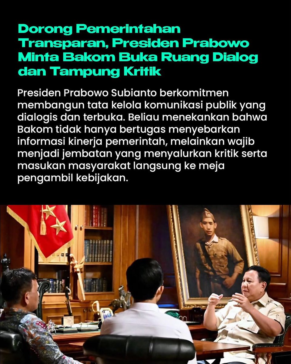 esta887002's tweet photo. Keren Semoga terus menginspirasi banyak orang. ✨
#TampungKritikRakyat
Komunikasi Publik Merakyat https://t.co/S24zVRrWoP