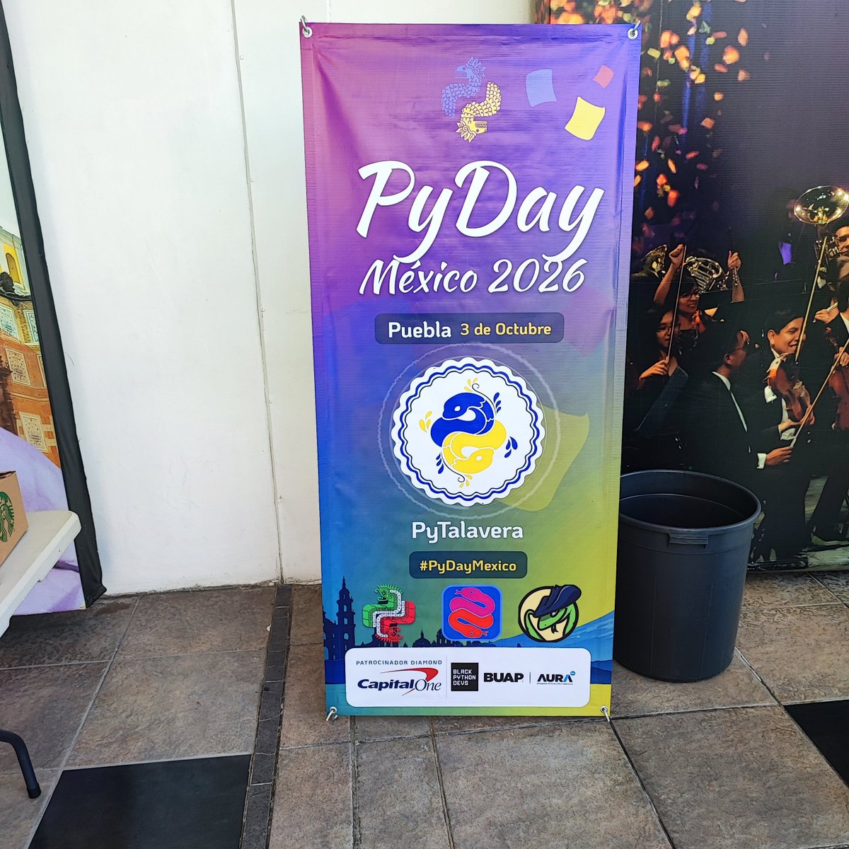pixelead0's tweet photo. Un poco de lo que se vivió en el #PyDayMX en Puebla. https://t.co/7l1iRLOChl