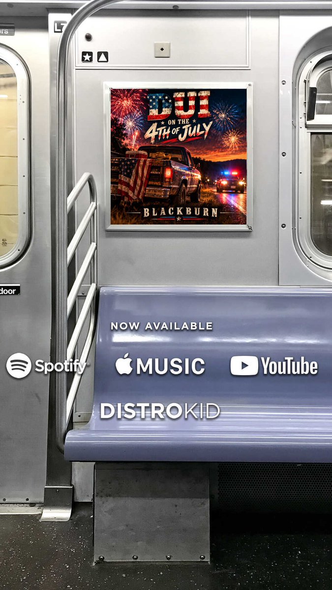 BradGeiszler's tweet photo. DUI ON THE 4TH OF JULY out now!
@DistroKid @AppleMusic @youtubemusic @Spotify 
#CountryRock #4thOfJuly https://t.co/CJjaKlhrkd