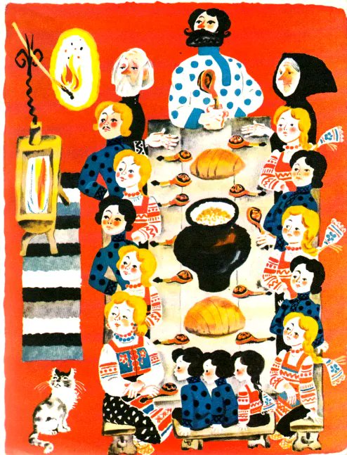 MirTitles's tweet photo. Sister Fox And The Rolling Pin - a Russian folk tale

beautiful illustrations are by A. Yeliseyev

https://t.co/mwuRNj5FC0
#soviet #children's #books #storybooks #folktales #illustrated https://t.co/zZZze4hRhh