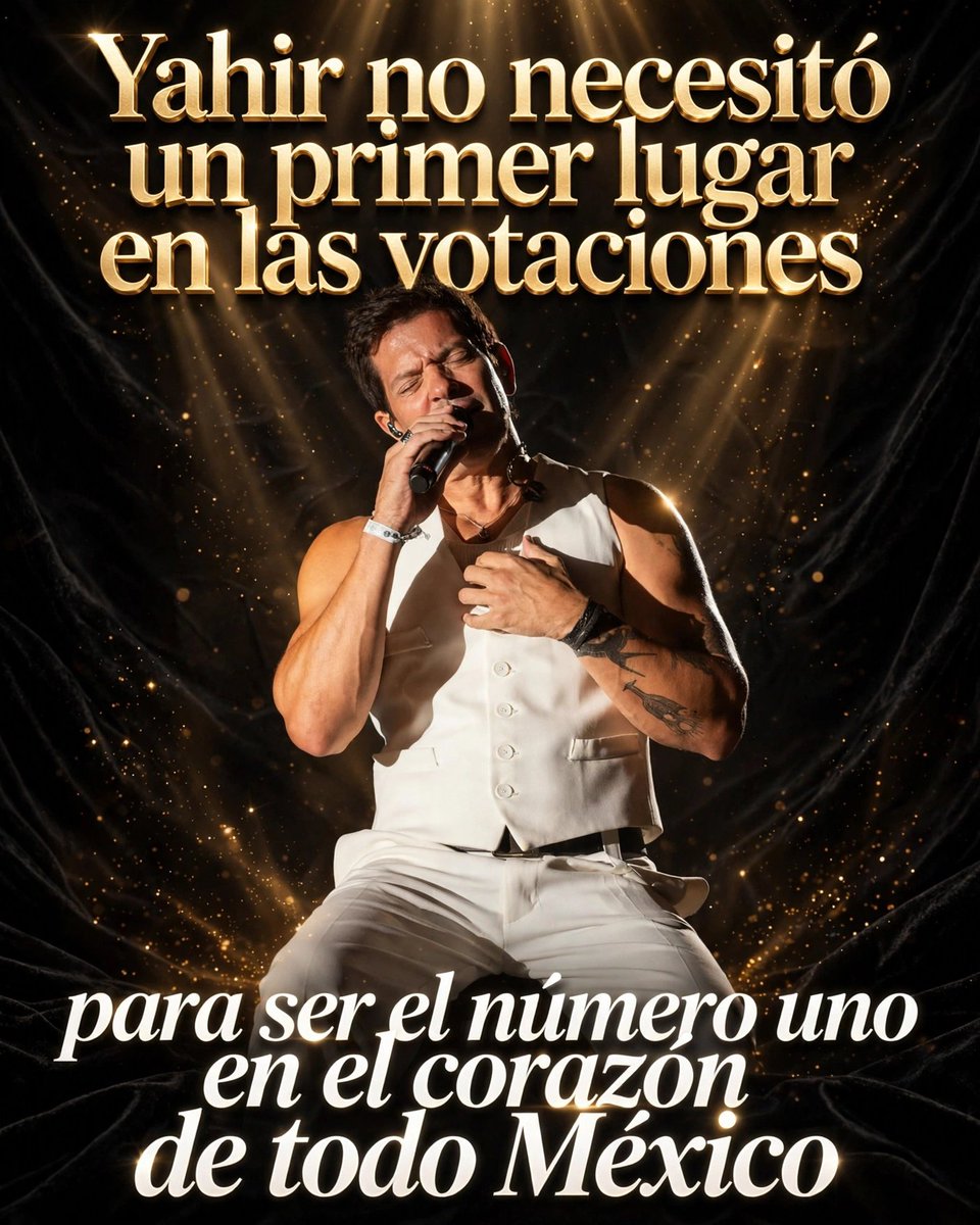 Jazmniz's tweet photo. YAHIR GANADOR ❤️ MÉXICO TE AMA ❤️ https://t.co/B4but5JvKi