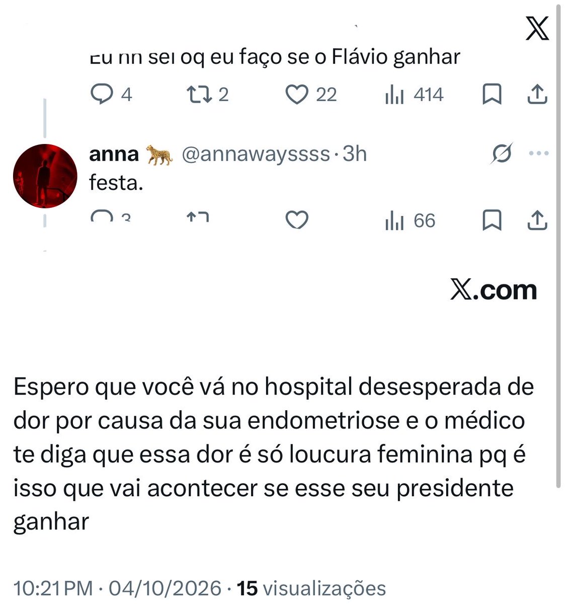 annawayssss's tweet photo. @viviachaagas olha o que me falaram hj, só por causa de um simples “festa.” https://t.co/ynpGAVgQdv