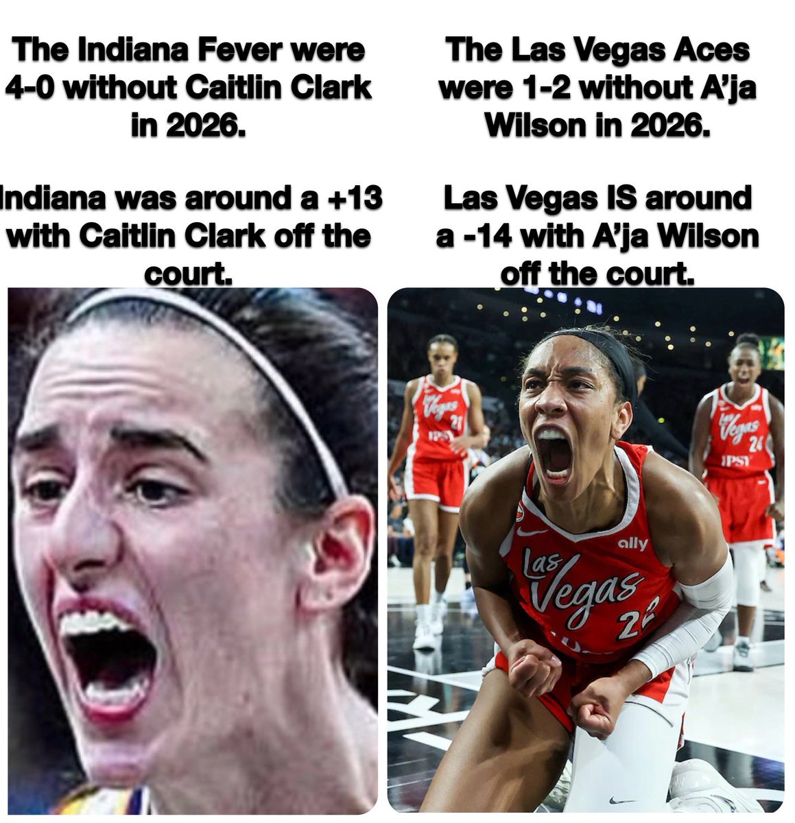 EugeneREQUIEM5's tweet photo. The Indiana Fever are better off without Caitlin Clark, but they’re stuck with her.
Thank God the other players like Kelsey Mitchell can leave.🤷🏾‍♂️ https://t.co/eONUkSMJw8