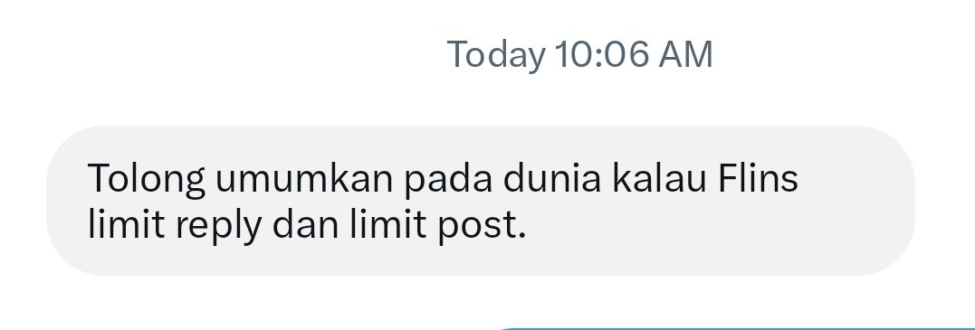 KerjoVyn's tweet photo. Kata Tuan Flins begini. https://t.co/pMJW0Tl4Tg