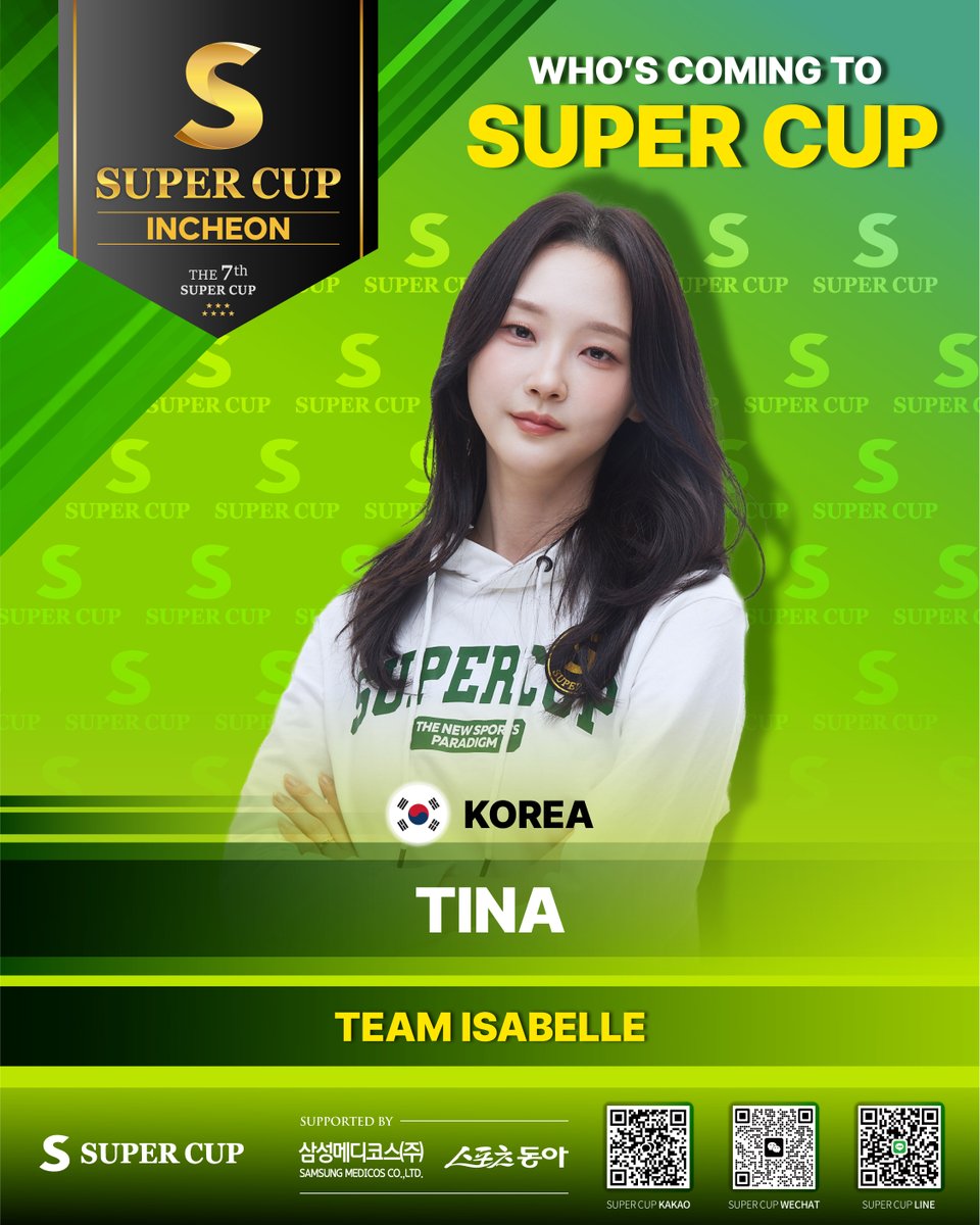 Supercup_world's tweet photo. 🔥 D-3 | WHO’S COMING TO SUPER CUP?

SUPER CUPを彩る、新たなラインナップを公開。👀

🇰🇷 TINA — TEAM ISABELLE
🇰🇷 YURISA — SUPER CUP CHARITY CHAMPION
🇰🇷 KIM SANG HO — KOREAN SUPER CUP NO.1 PLAYER
🇰🇷 KIM HYO SUNG — KOREAN SUPER CUP NO.1 PLAYER

チャンピオンからランキングNo.1プレイヤーまで。
それぞれの舞台で実力を証明してきたプレイヤーたちが、SUPER CUP INCHEONに集結します。

WHO WILL OWN THE TABLE? 🏆

開幕まで、あと3日。
仁川で繰り広げられる熱戦を、その目で確かめてください。

📍 PARADISE CITY
📅 OCT 8–18, 2026

#SUPERCUP #SUPERCUPINCHEON #WHOSCOMING #ポーカー #ポーカートーナメント #仁川