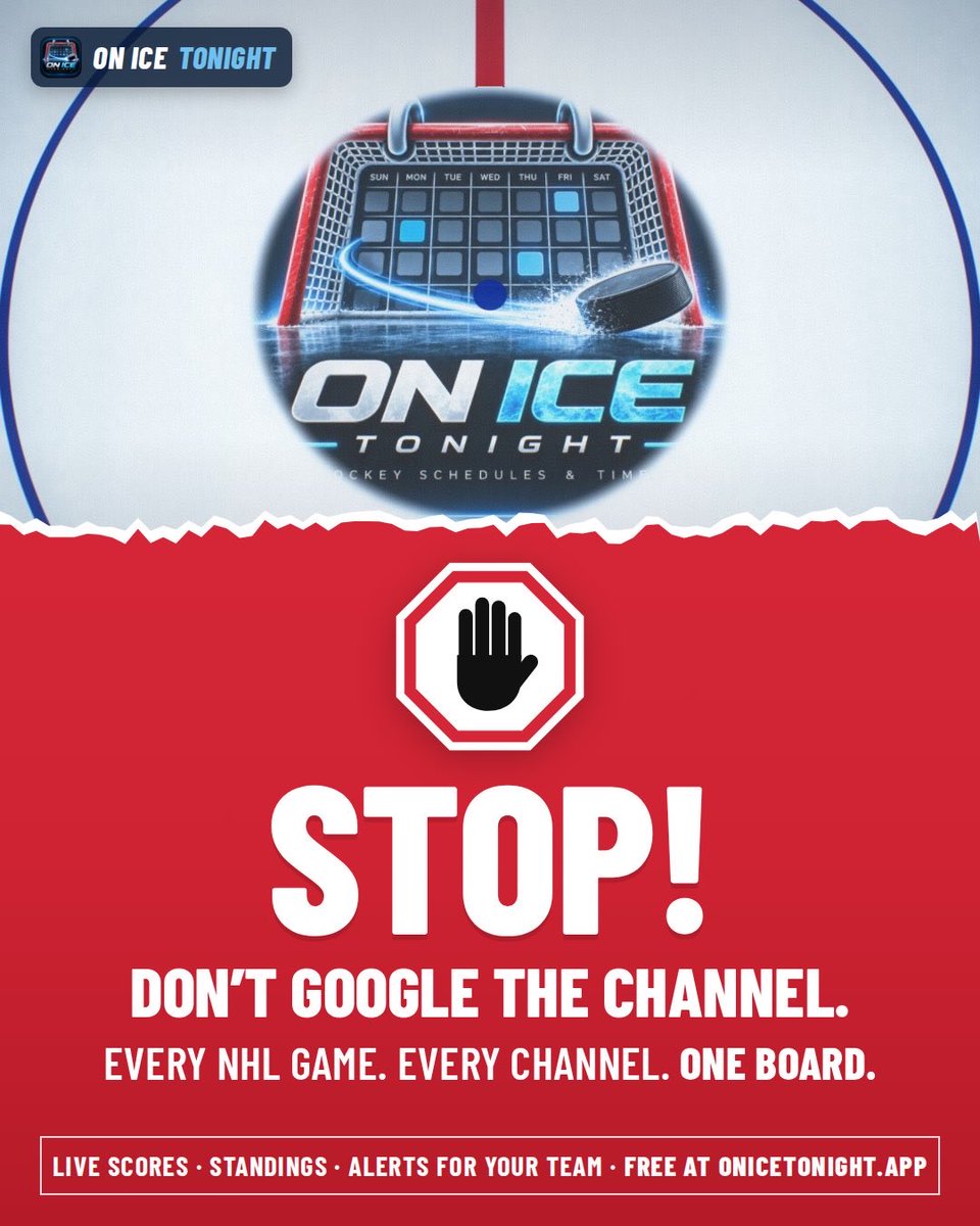 OnIceTonight tweet picture