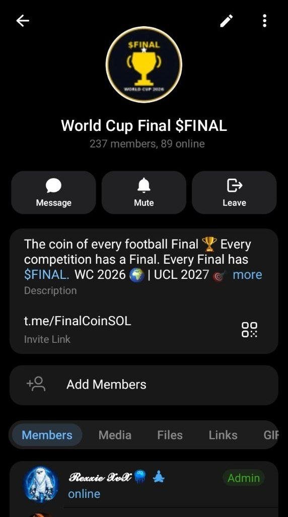 Vanguard_teamA's tweet photo. FEATURED $FINAL ON OUR TELEGRAM CHANNEL, HELPING IT GROW FROM 90 TO 230+ MEMBERS.

REAL ENGAGEMENT. ORGANIC GROWTH. MEASURABLE RESULTS.

NEED MORE COMMUNITY MEMBERS, BETTER ENGAGEMENT, OR GREATER PROJECT EXPOSURE?

GUARDIAN TEAM IS BUILT TO MAKE IT HAPPEN. https://t.co/IqEqR6WA6A