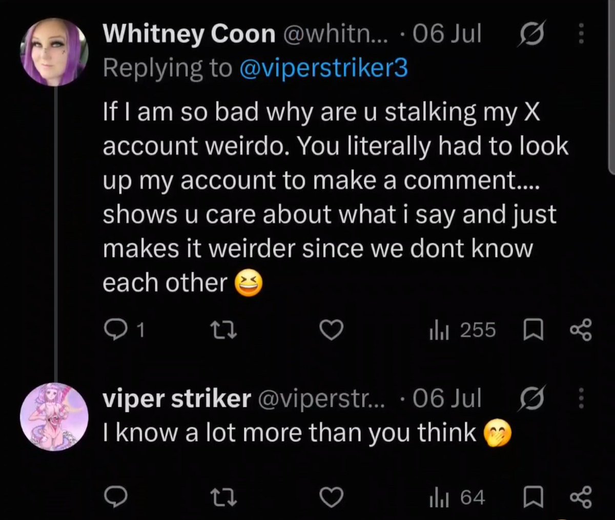 TakingaKnee's tweet photo. The troll account Isaac denies being behind has beef with Whitney. https://t.co/Ma8T4b5AT2